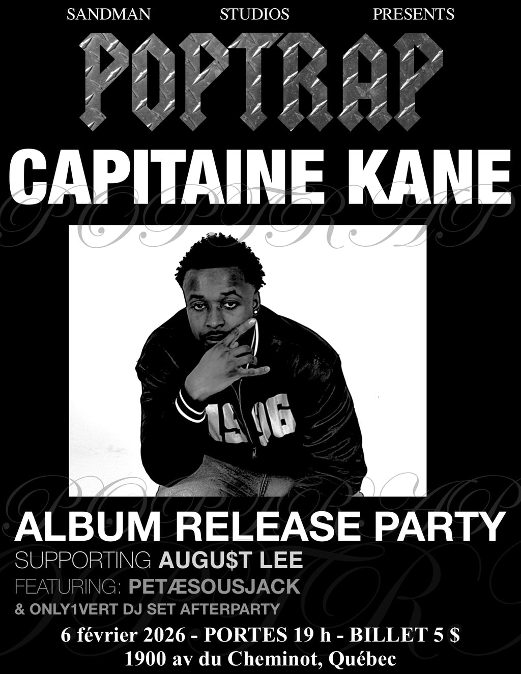 AUGU$T LEE - POPTRAP RELEASE PARTY