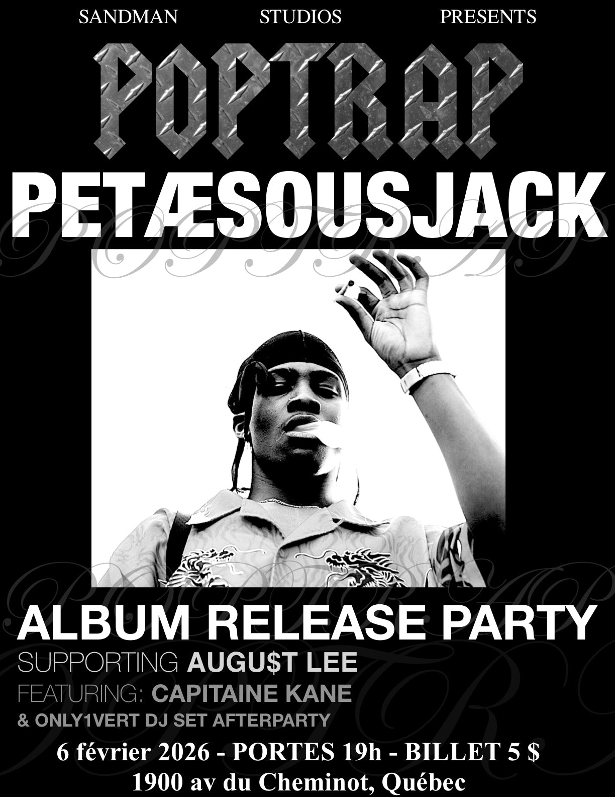 AUGU$T LEE - POPTRAP RELEASE PARTY